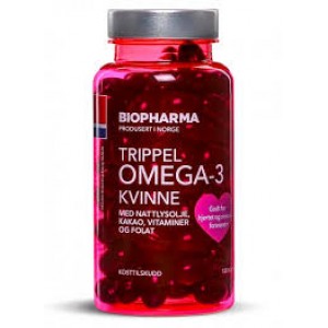 Trippel Omega-3 Kvinne (120капс)