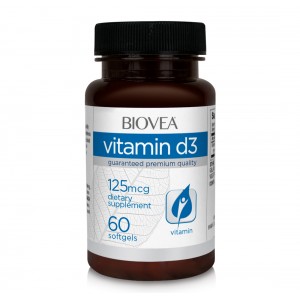 Vitamin D3 125 mcg (5,000 IU) (60капс)