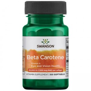 Beta Carotene 25000 IU (7500 mg) (100капс)