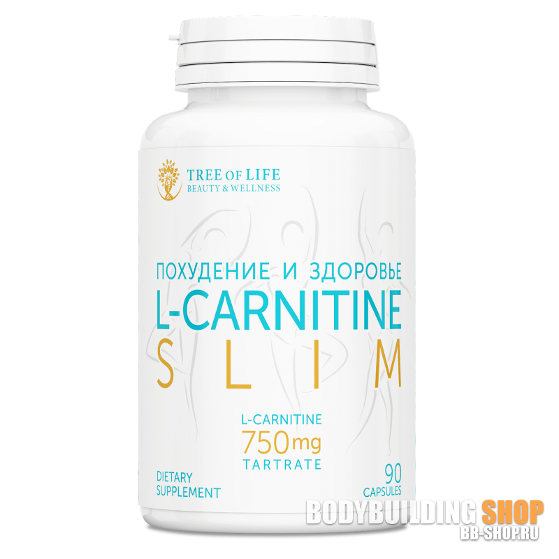 L-CARNITINE SLIM 750mg (90) L-  Tree of Life, ,