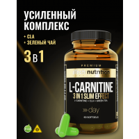 PREMIUM L-CARNITINE + green tea(60капс)
