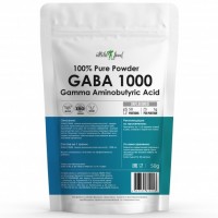 100% Micronized GABA 1000 mg Pure Powder (50гр)