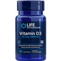 Vitamin D3 25 mcg (1000 IU) (90капс)